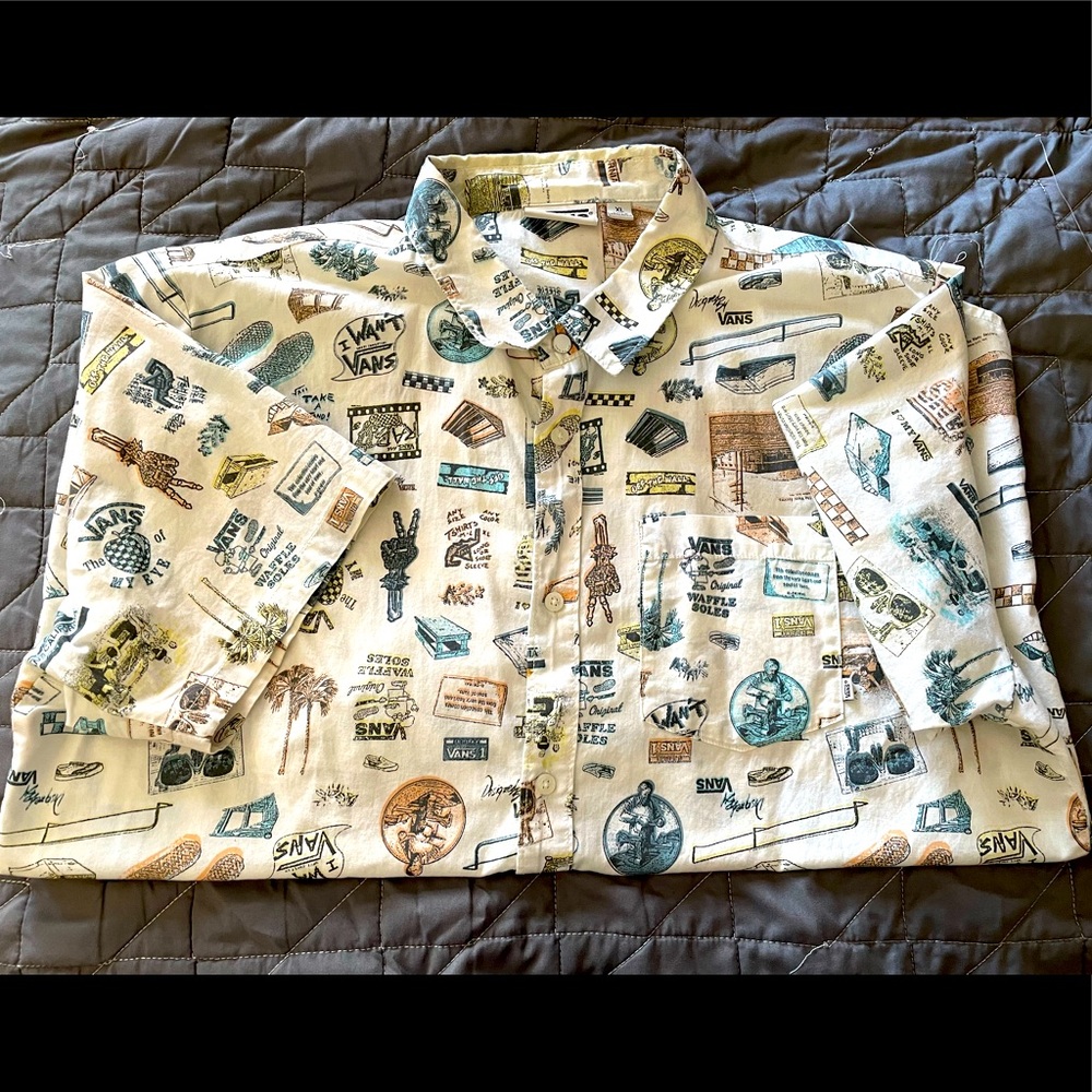 Vans Short Sleeve Button Up